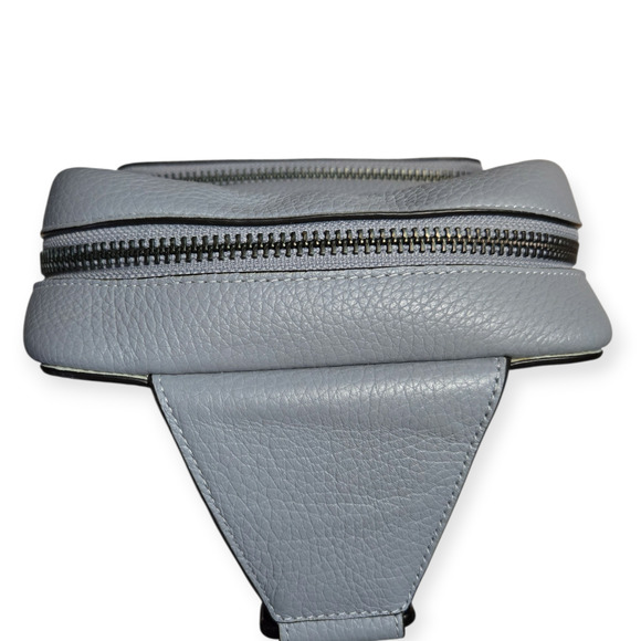 Coach C5331 Gotham Pebble Leather Gray Messenger Sling Pack Utility Backpack Bag - Picture 5 of 7